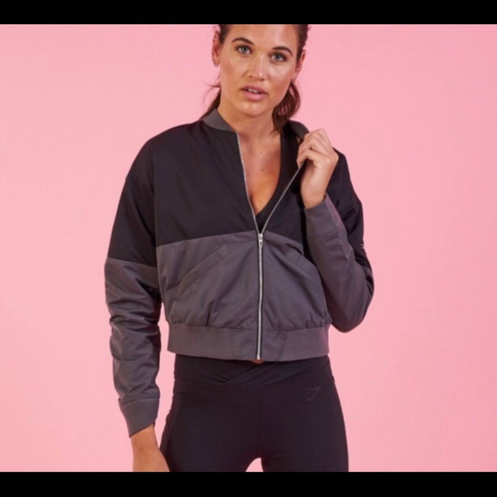 ISO Gymshark X Nikki Bomber Jacket in Medium